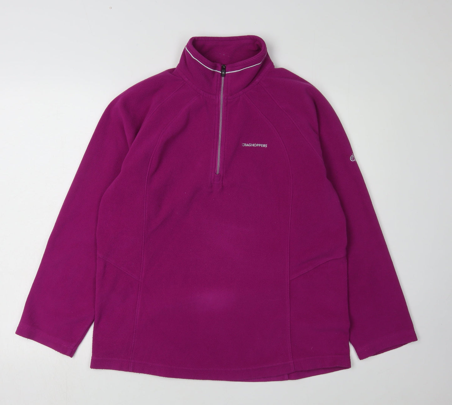 Craghoppers Women's Purple Fleece Pullover Sweatshirt Size 14