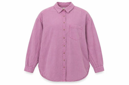 Pilcro Women's Pink Long Sleeve Button-Up Shirt