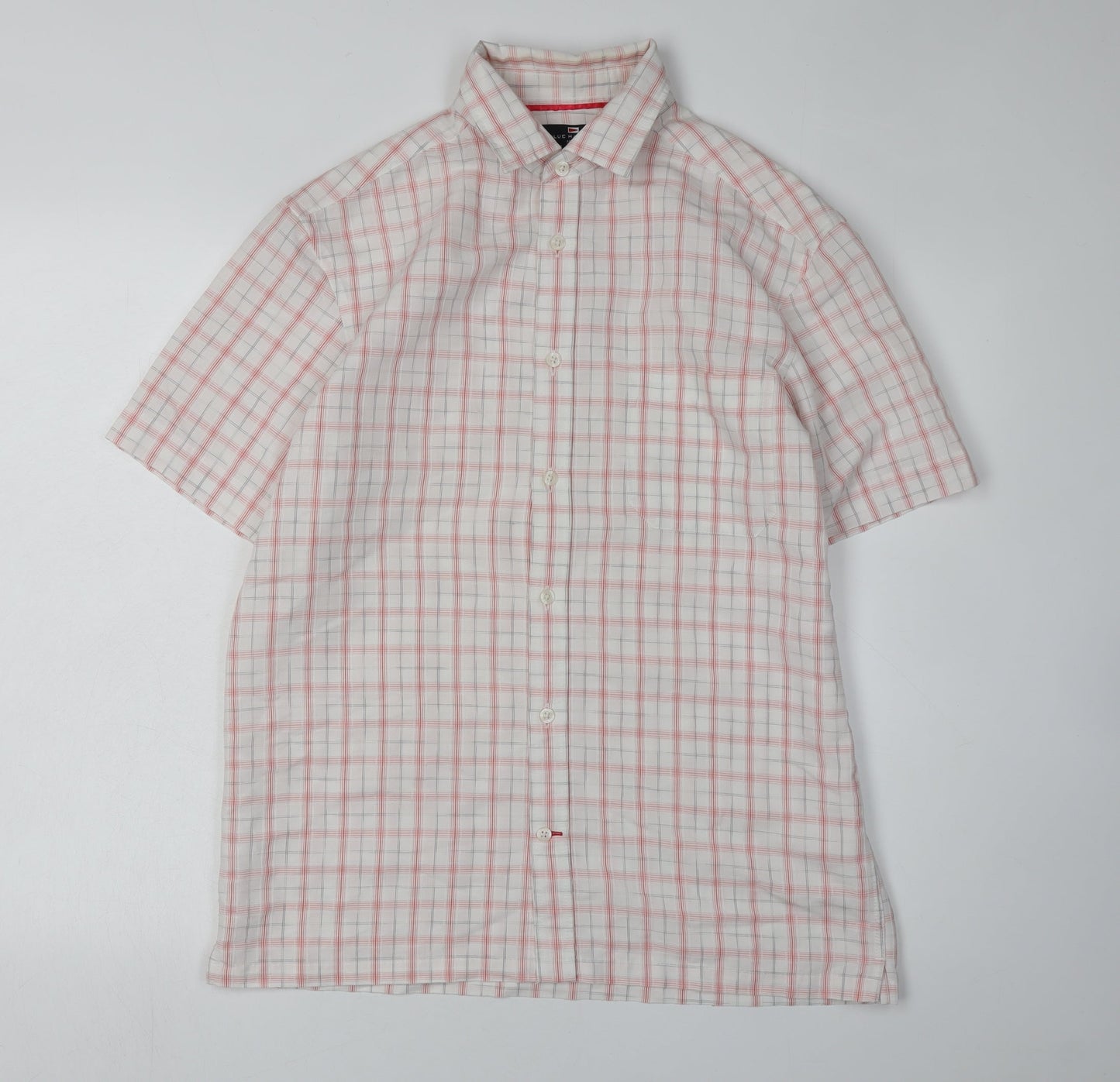 Marks and Spencer Men's Check Short Sleeve Shirt