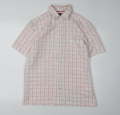 Marks and Spencer Men's Check Short Sleeve Shirt