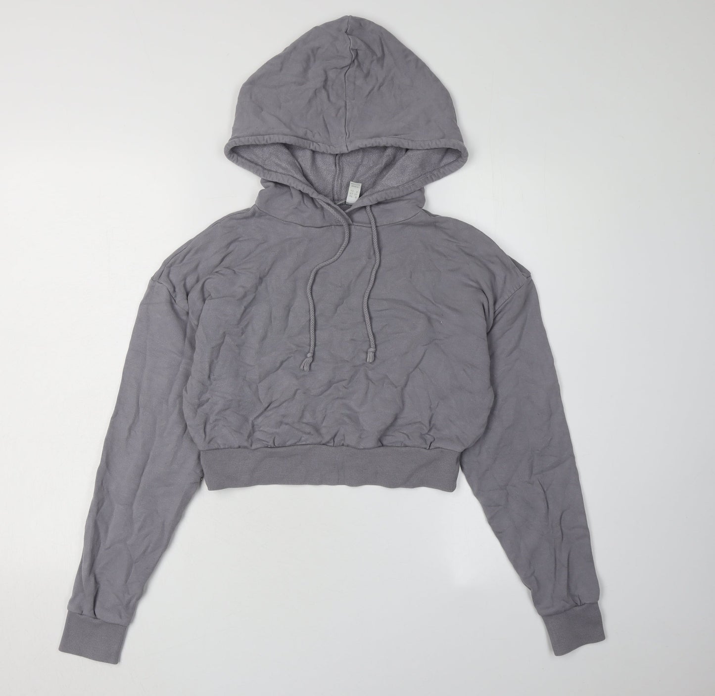 Womens UK Size 8 ASOS DESIGN Grey Pullover Hoodie