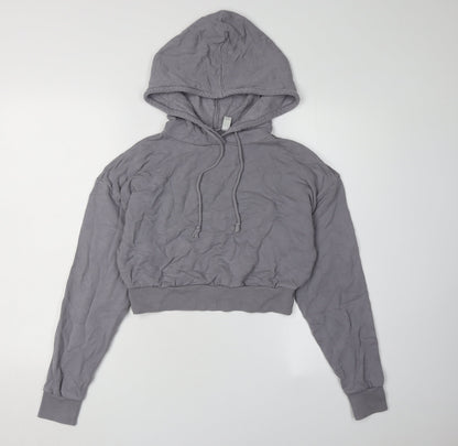 Womens UK Size 8 ASOS DESIGN Grey Pullover Hoodie