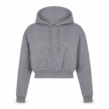 Womens UK Size 8 ASOS DESIGN Grey Pullover Hoodie