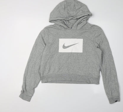 Nike Women's Grey Hoodie Pullover M Hooded Casual