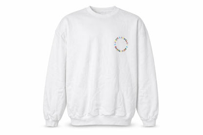 Unisex Adults UK Size XS ASOS White Pullover Sweatshirt