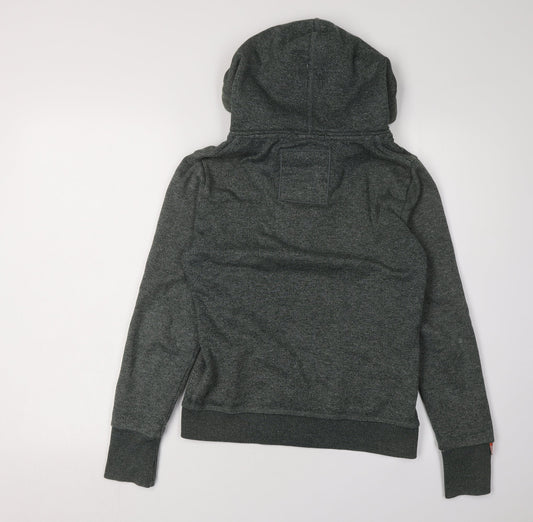 Superdry Women's Grey Full Zip Hoodie XS