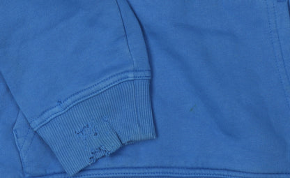 GANT Boys Blue Logo Pullover Hoodie Size 13-14 Years