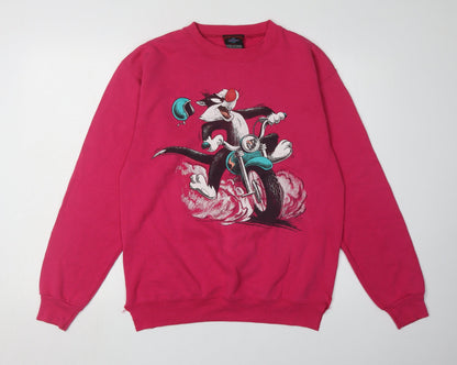 Garmentgraphics Unisex Red Pullover Sweatshirt M