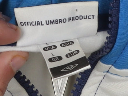 Umbro Men's Multicoloured Full Zip Hoodie L