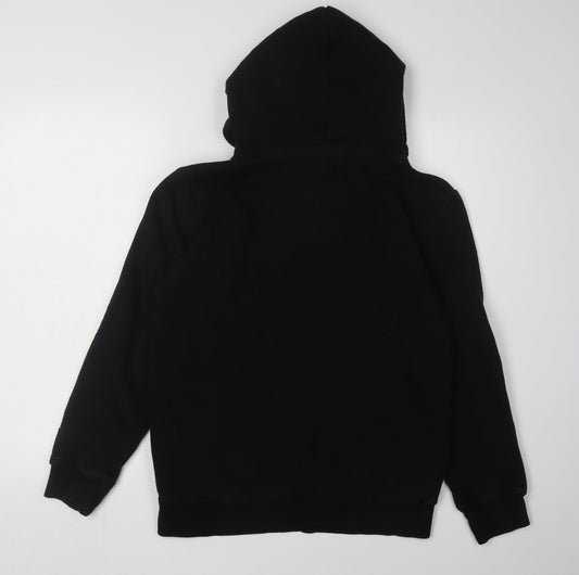 Bershka Women's Black XS Pullover Hoodie with Hood