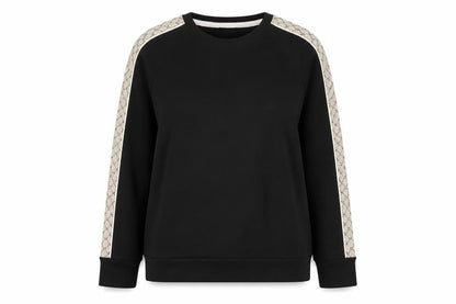 Womens UK Size M DKNY Black Pullover Sweatshirt