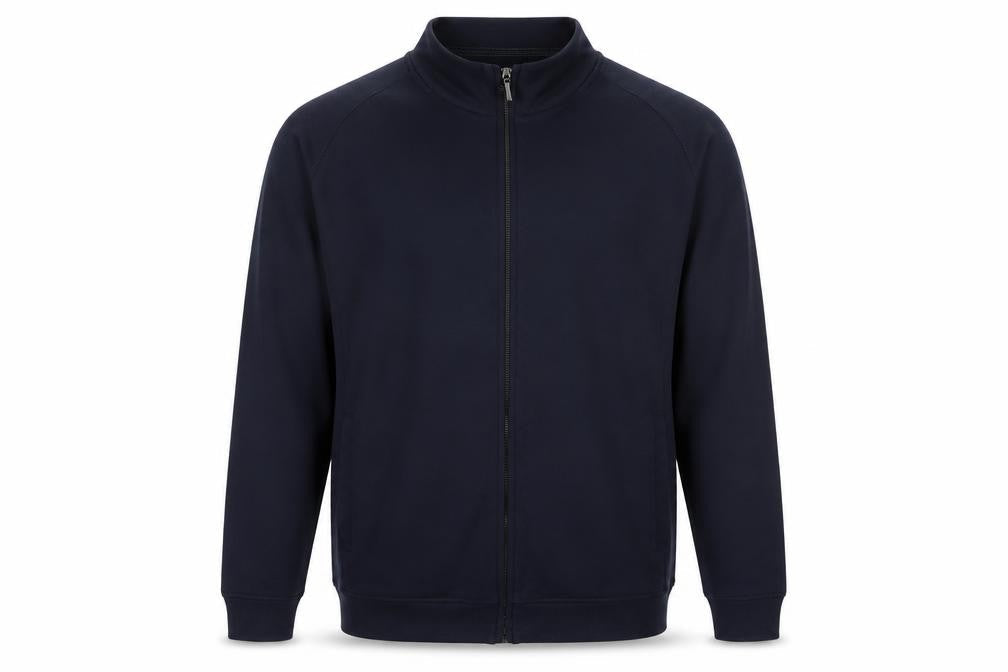 Mens UK Size L Marks and Spencer Black Full Zip Sweatshirt