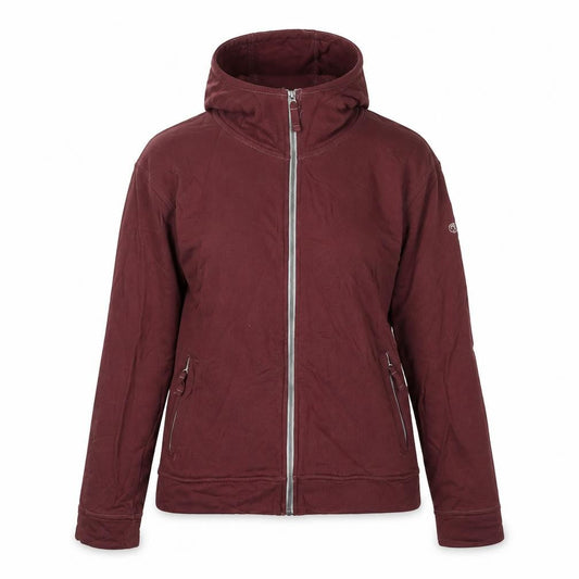 Womens UK Size 10 Craghoppers Red Full Zip Hoodie