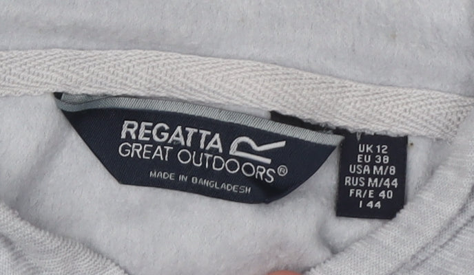 Womens UK Size 12 Regatta Great Outdoors Grey  Hoodie