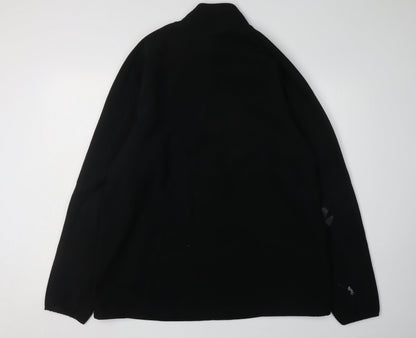 Mondetta Men's Black Fleece 1/4 Zip Sweatshirt L/S