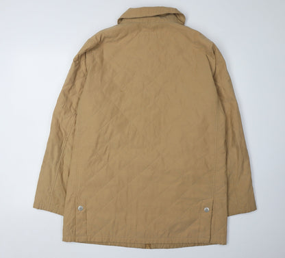 Venture Club Women's Brown Quilted Jacket UK 12