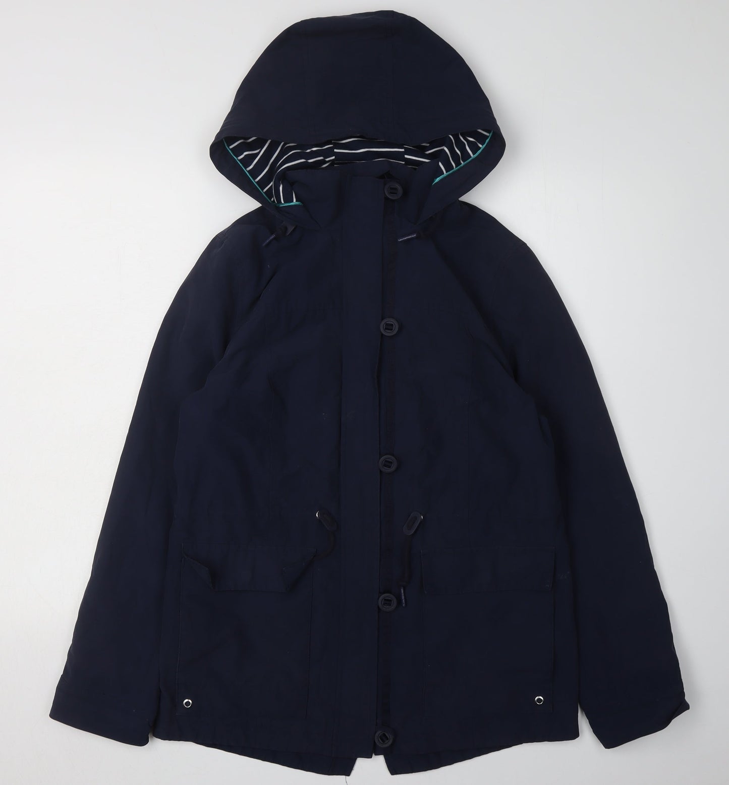 Womens UK Size 8 Marks and Spencer Blue Anorak Coat