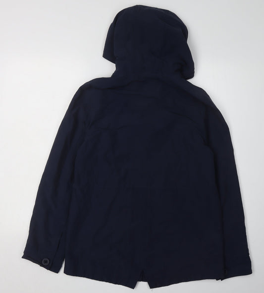 Womens UK Size 8 Marks and Spencer Blue Anorak Coat