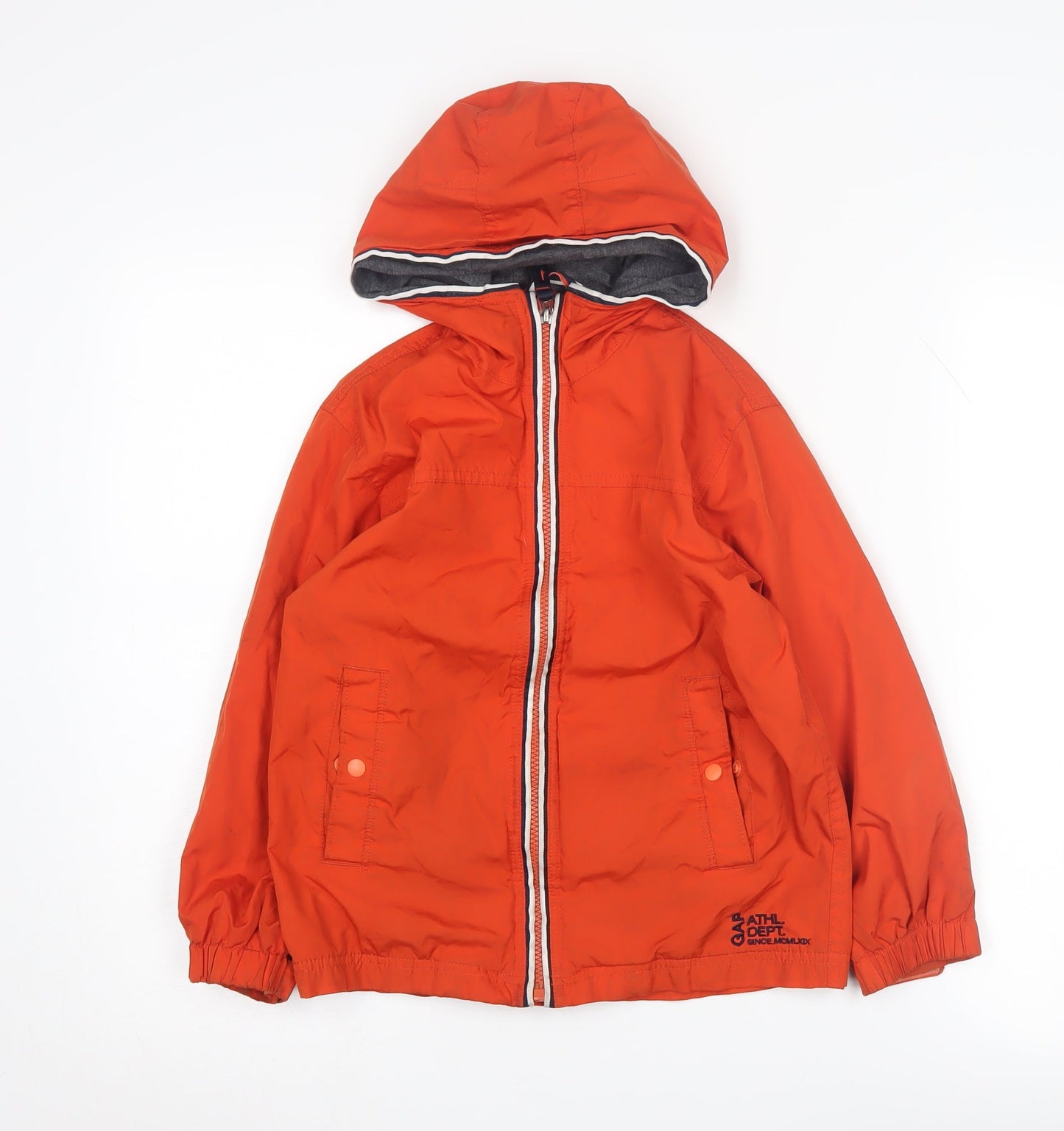 GapKids Boys Orange Hooded Jacket 6-7 Years