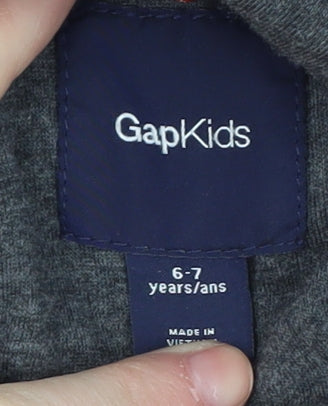 GapKids Boys Orange Hooded Jacket 6-7 Years