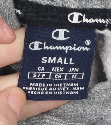 Mens UK Size S Champion Grey Pullover Hoodie