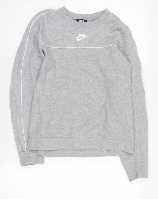Nike Women's Grey XS Pullover Sweatshirt