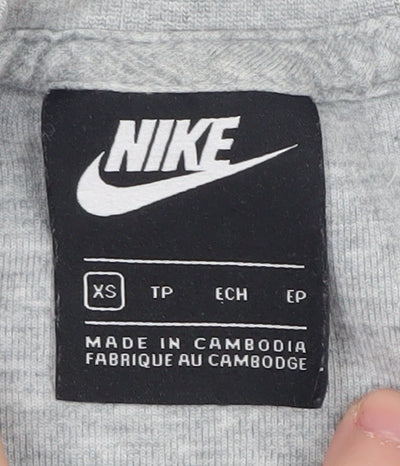 Nike Women's Grey XS Pullover Sweatshirt