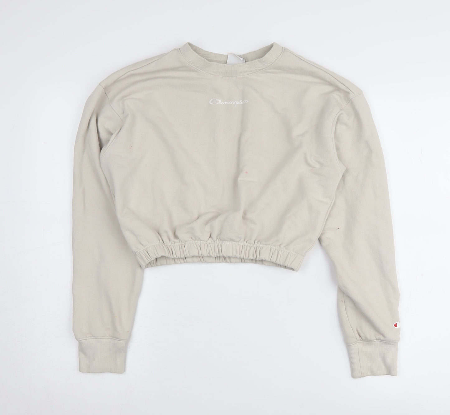 Champion Women's Beige Pullover Sweatshirt M