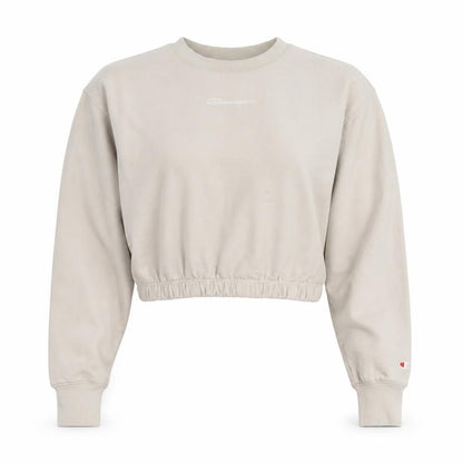 Womens UK Size M Champion Beige Pullover Sweatshirt