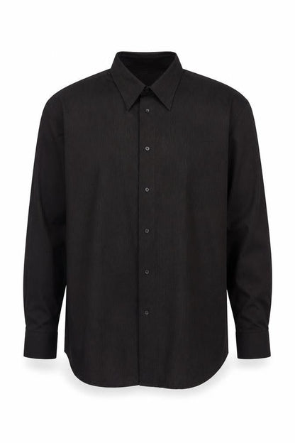 Tom English Men's Large Black Striped Shirt