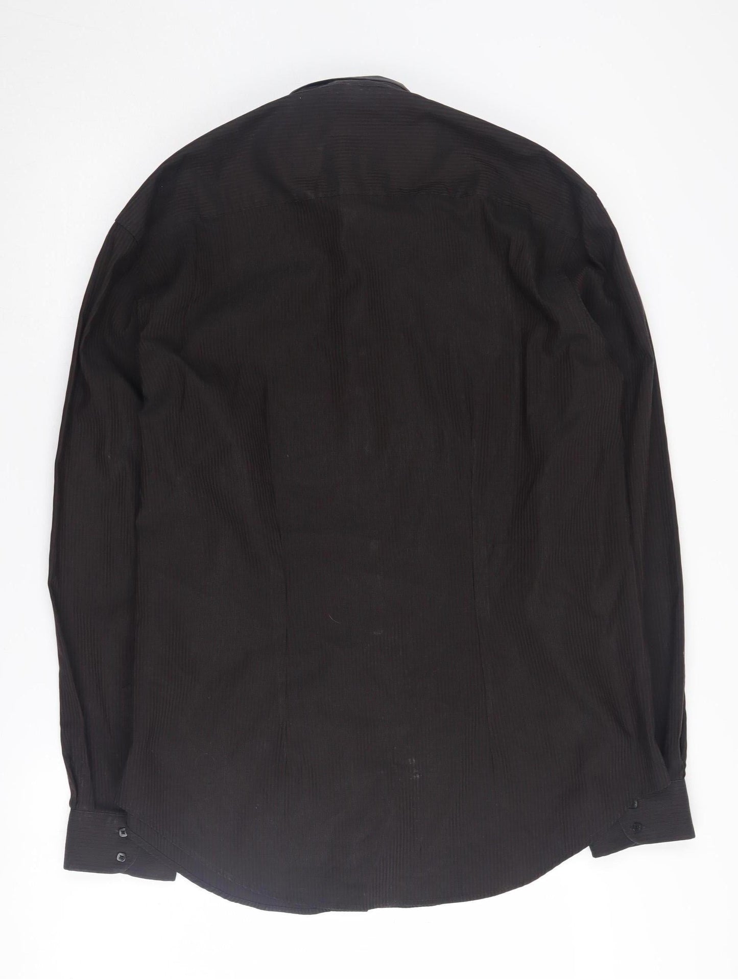 Tom English Men's Large Black Striped Shirt