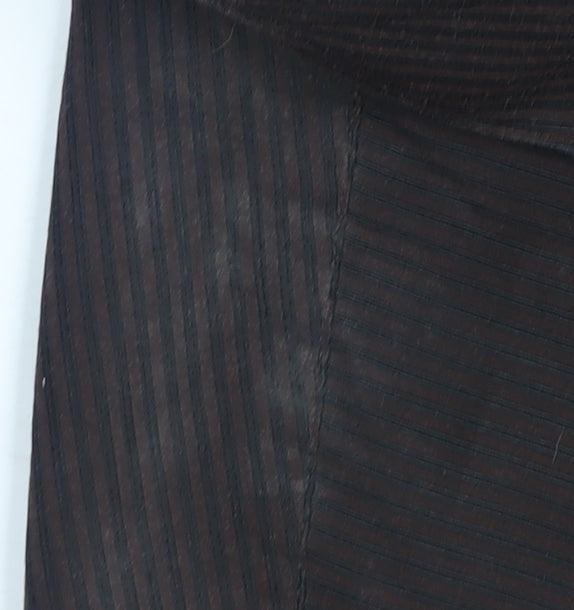 Tom English Men's Large Black Striped Shirt