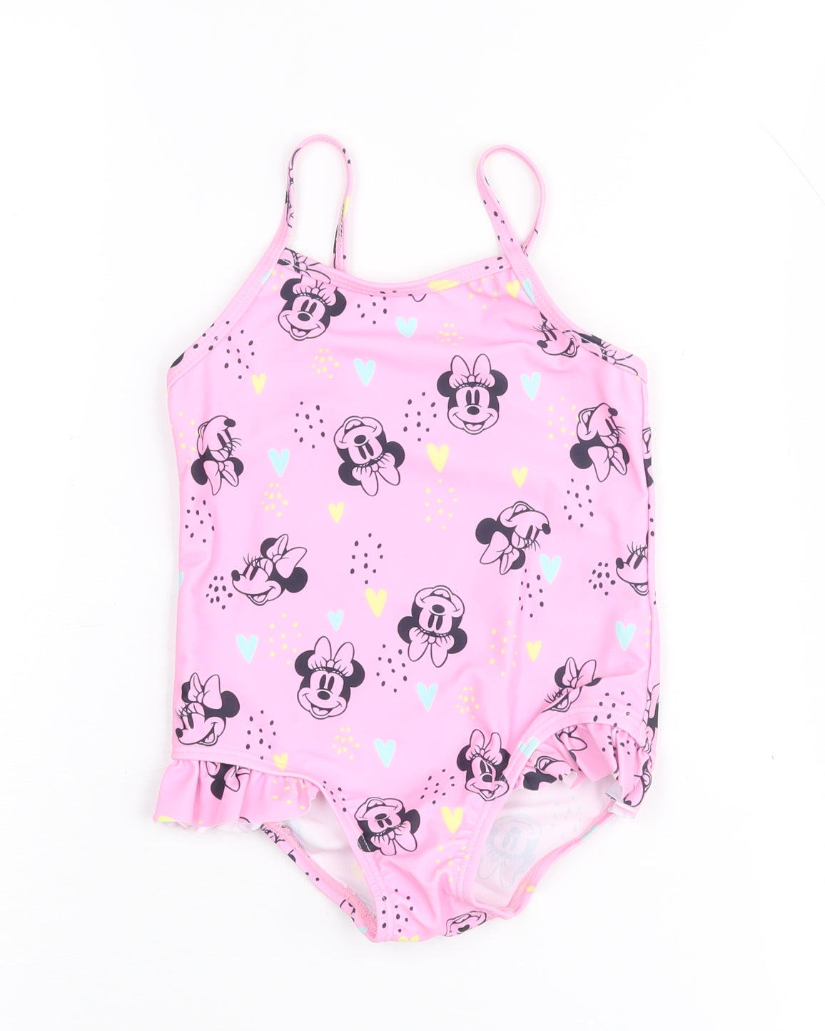Disney Girls Pink One Piece Swimwear 2-3 Years