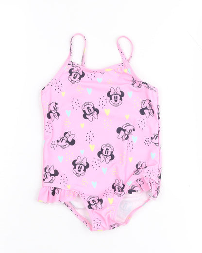 Disney Girls Pink One Piece Swimwear 2-3 Years