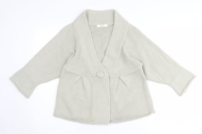Womens UK Size 14 Marks and Spencer Ivory Cardigan Jumper