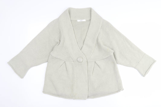 Womens UK Size 14 Marks and Spencer Ivory Cardigan Jumper