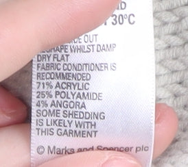 Womens UK Size 14 Marks and Spencer Ivory Cardigan Jumper