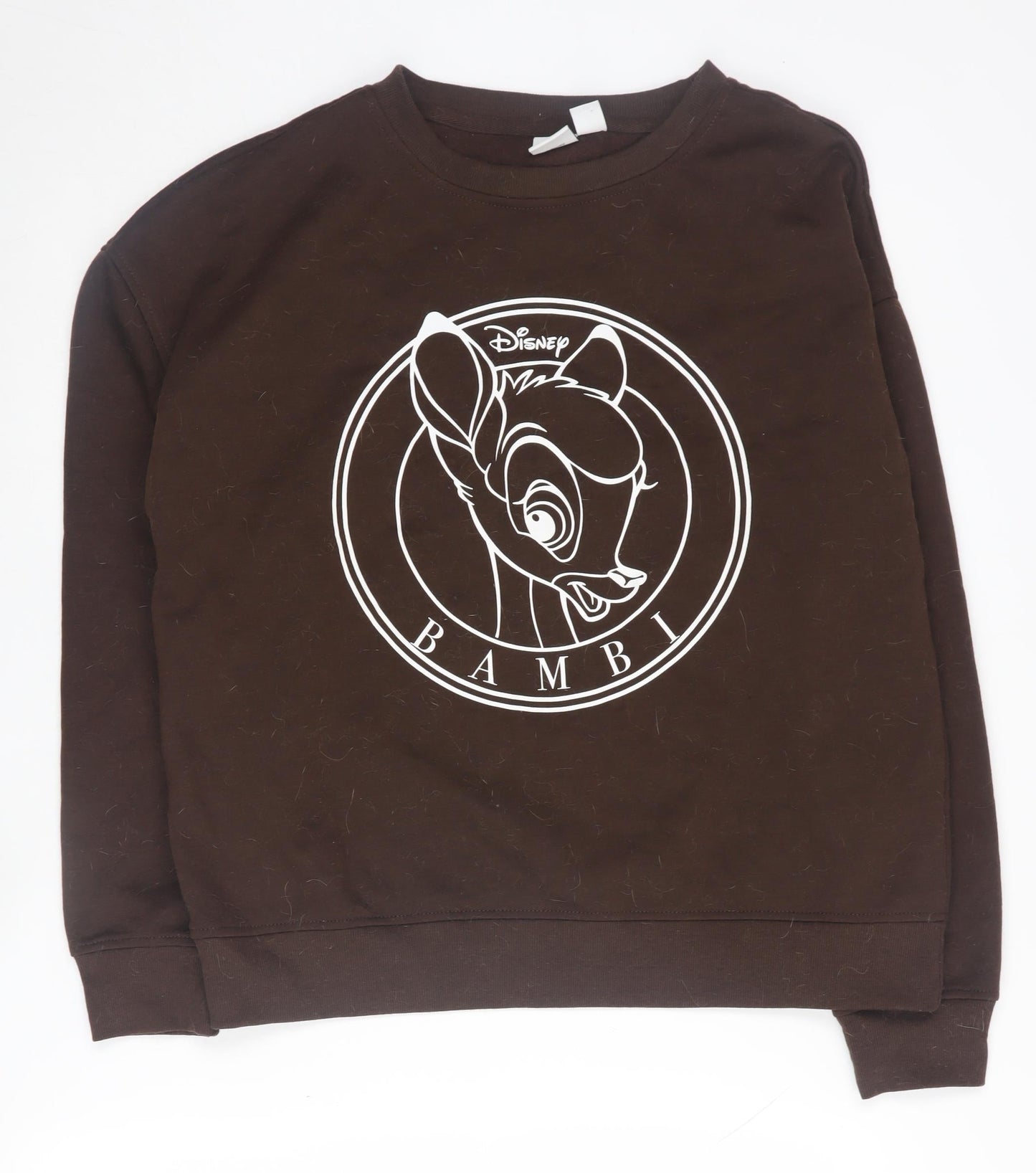 Womens UK Size 10/12 Disney Brown Pullover Sweatshirt