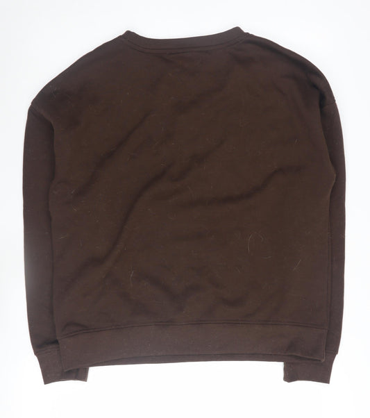 Womens UK Size 10/12 Disney Brown Pullover Sweatshirt