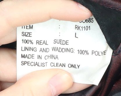 Mens UK Size L detail Black