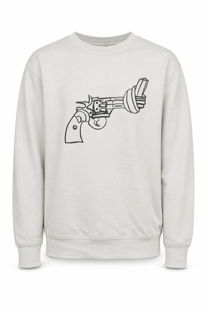 Mens UK Size S H&M Beige Pullover Sweatshirt