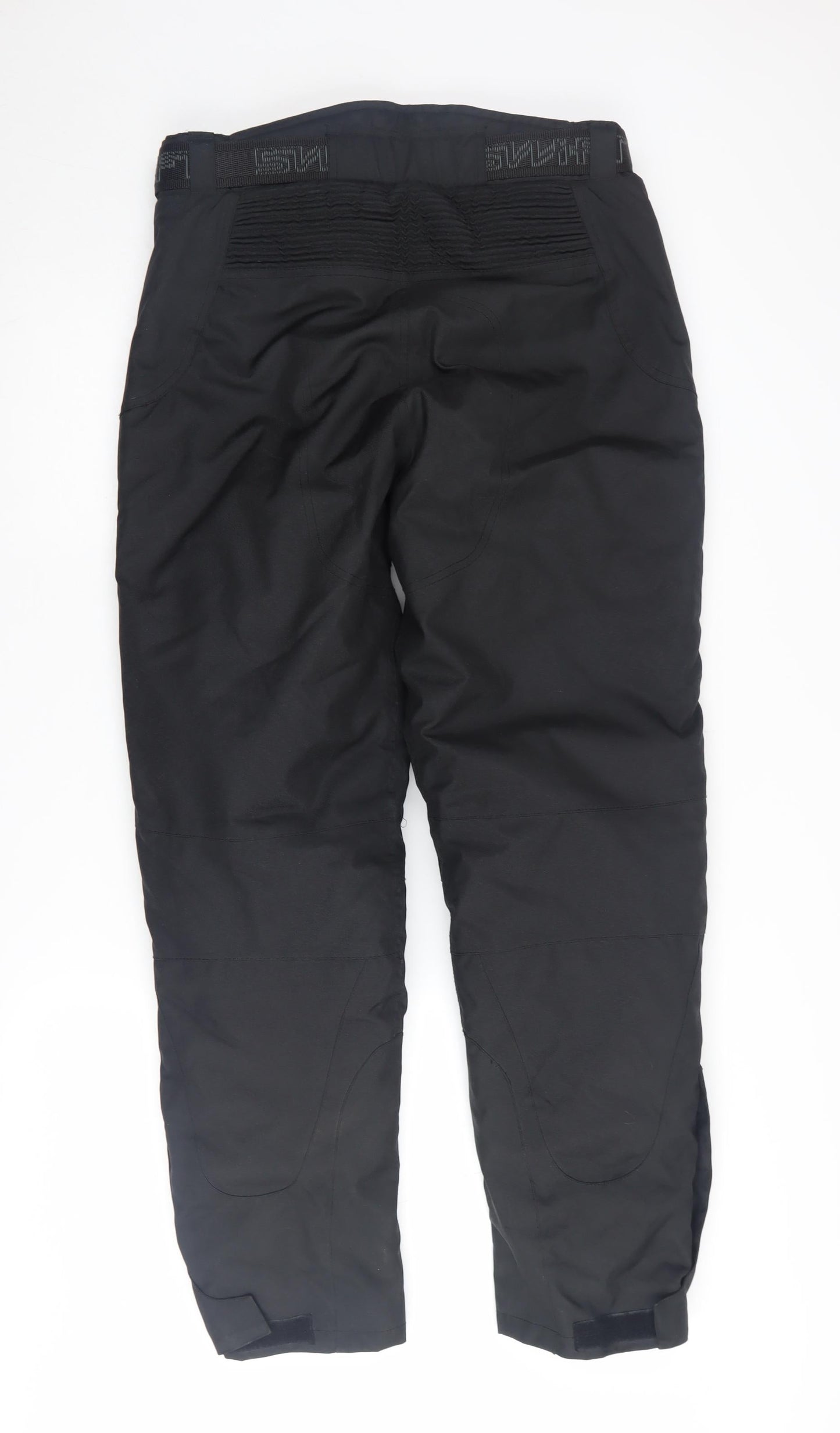 SWIFT Unisex Black S Snow Pants with Buckle Closure