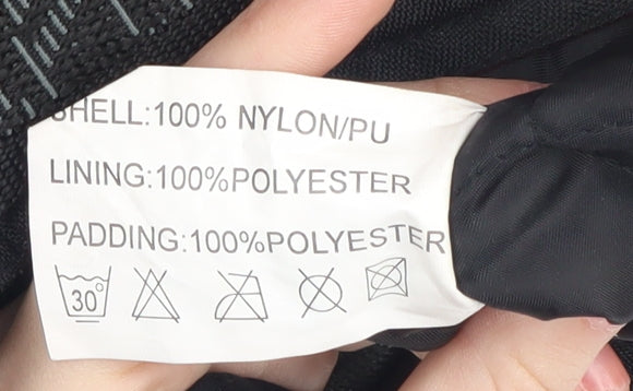 SWIFT Unisex Black S Snow Pants with Buckle Closure