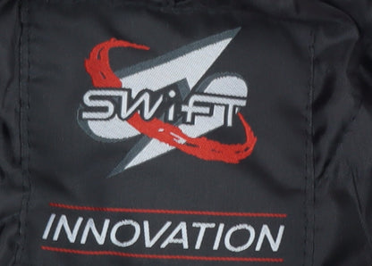 SWIFT Unisex Black S Snow Pants with Buckle Closure