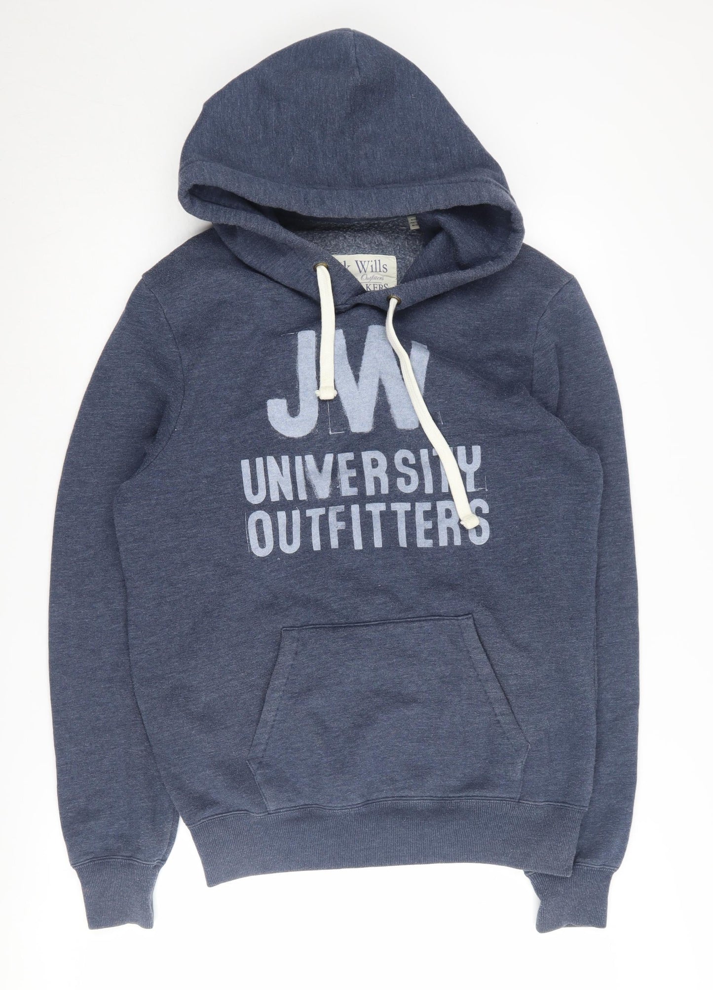 Mens UK Size M Jack Wills Blue Pullover Hoodie