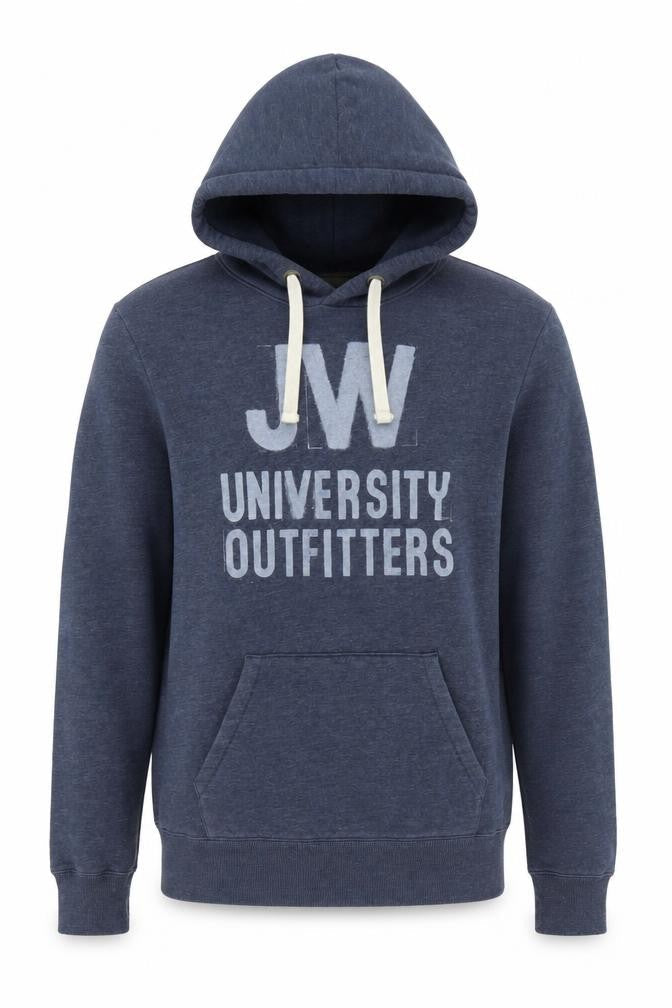 Mens UK Size M Jack Wills Blue Pullover Hoodie