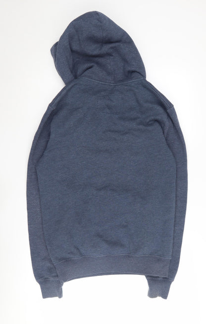 Mens UK Size M Jack Wills Blue Pullover Hoodie