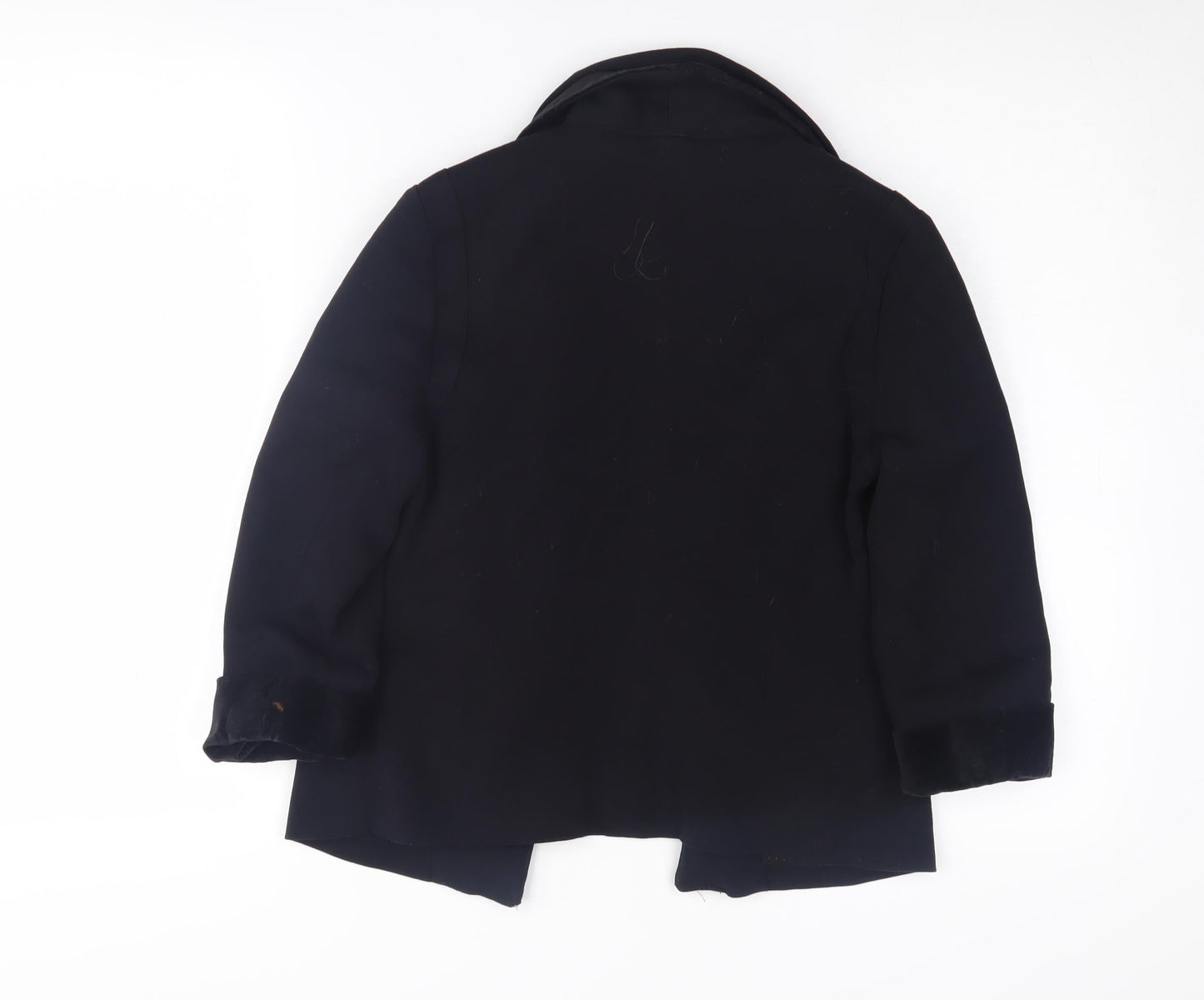 Cooperative Women's Black Blazer Shawl Collar Size S
