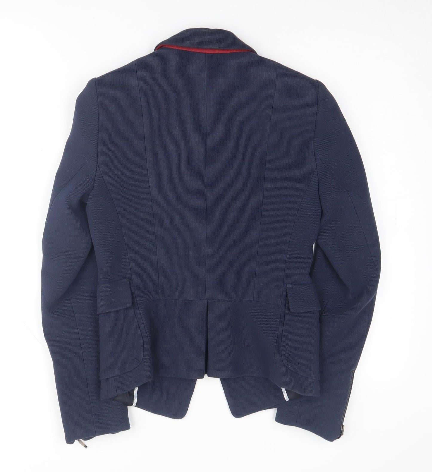 Zara Women Blue XS Blazer with Lining