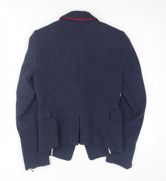Zara Women Blue XS Blazer with Lining